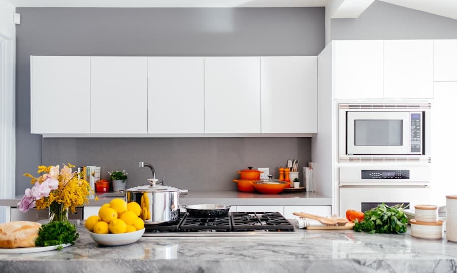 Luxury smart kitchen with warm task lighting